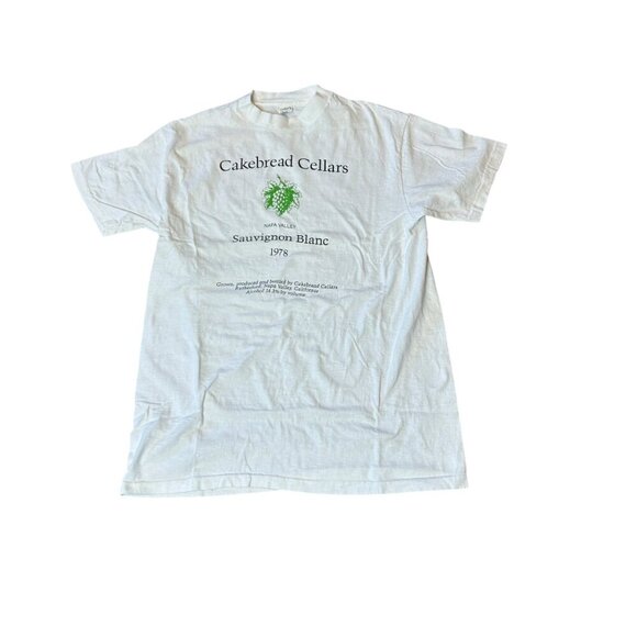 Cakebread Cellars Vintage Sauvignon Blanc Vintage 1978 Single Stitch T shirt - Picture 2 of 8